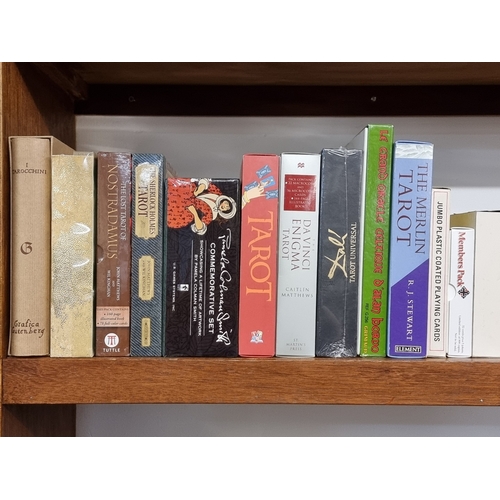 Collectables: a large collection of Tarot card sets, to include 'Dali ...