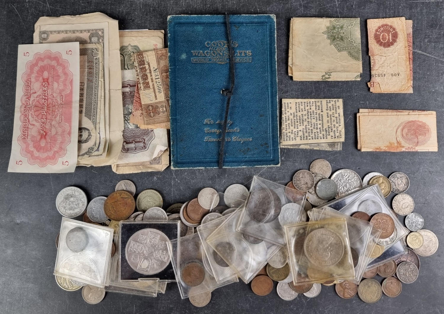 Coins: World, a quantity, to include several silver examples; together ...