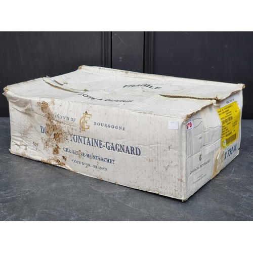 134 - A part case of eight 75cl bottles of Chassagne-Montrachet, Dom. Fontaine-Gagnard, 2007, in oc.... 