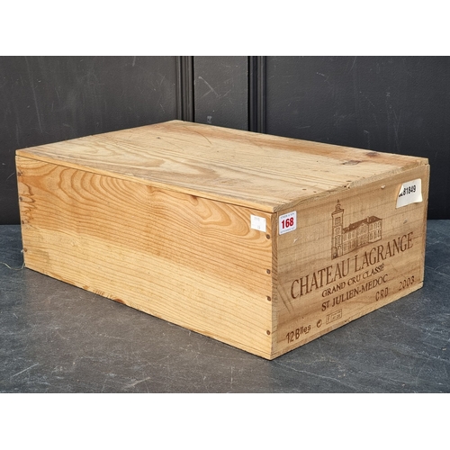 138 - A case of twelve 75cl bottles of Chateau Legrange, 2003, in owc.