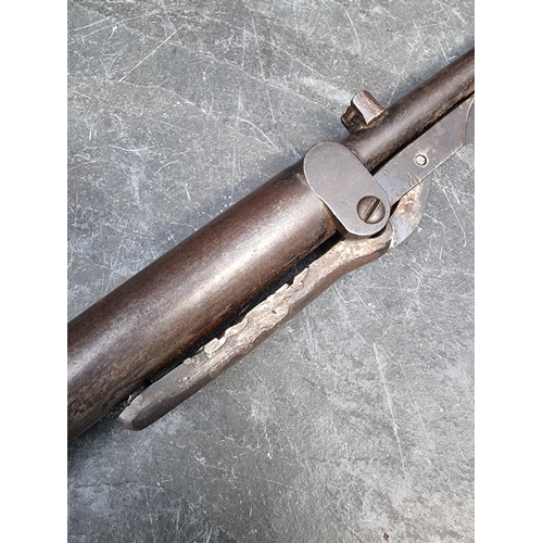 504 - A pre-war 0.22 cal under-lever air rifle, Serial No.L3132.