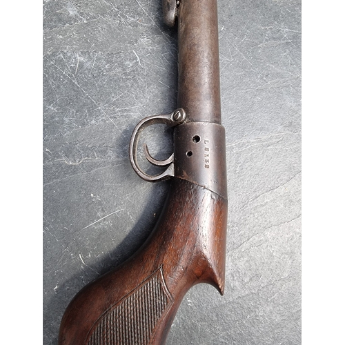 504 - A pre-war 0.22 cal under-lever air rifle, Serial No.L3132.