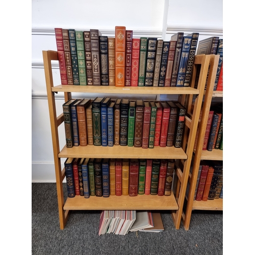 1395 - Books:&nbsp;one hundred Franklin Library limited edition leather bound publications, ninety nine wit... 