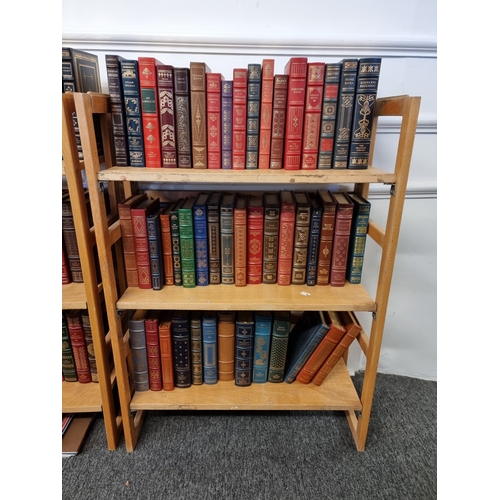 1395 - Books:&nbsp;one hundred Franklin Library limited edition leather bound publications, ninety nine wit... 