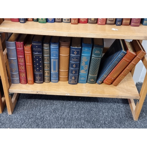 1395 - Books:&nbsp;one hundred Franklin Library limited edition leather bound publications, ninety nine wit... 