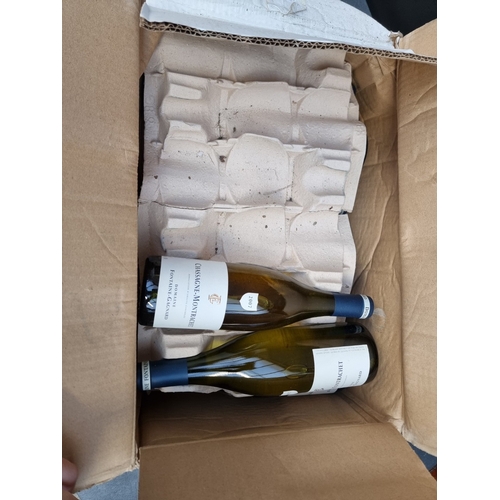 134 - A part case of eight 75cl bottles of Chassagne-Montrachet, Dom. Fontaine-Gagnard, 2007, in oc.... 