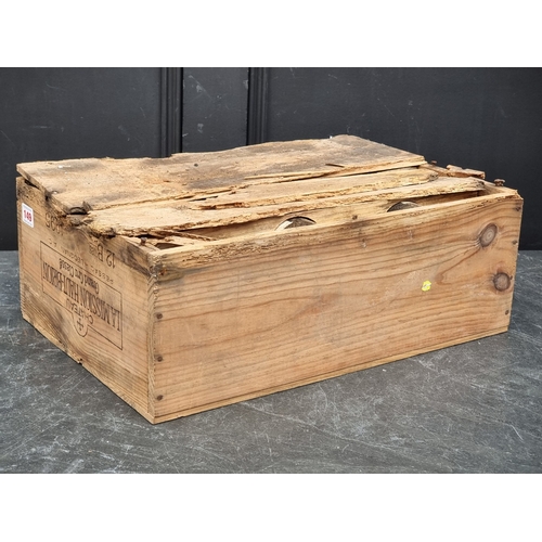 149 - A case of twelve 75cl bottles of Chateau La Mission Haut-Brion, 1995, in owc, (case distressed). (12... 