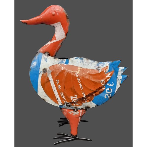 Tin plate duck
