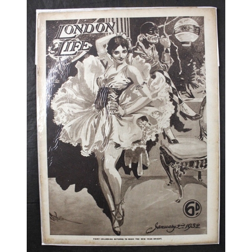 1 - LONDON LIFE: a collection of 64 issues, mostly 1931-33, a few duplicates noted, all in original prin... 