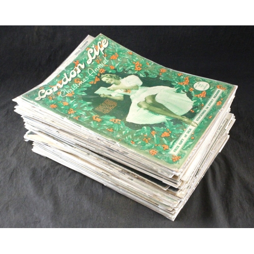 2 - LONDON LIFE: a collection of 46 issues, mostly 1936-38, a few duplicates noted, all in original prin... 