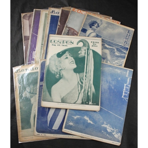 2 - LONDON LIFE: a collection of 46 issues, mostly 1936-38, a few duplicates noted, all in original prin... 