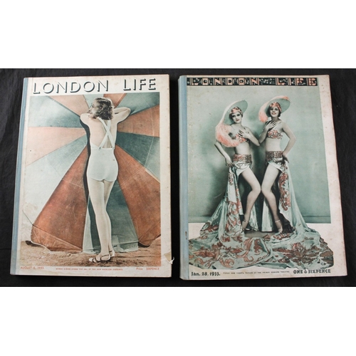 2 - LONDON LIFE: a collection of 46 issues, mostly 1936-38, a few duplicates noted, all in original prin... 