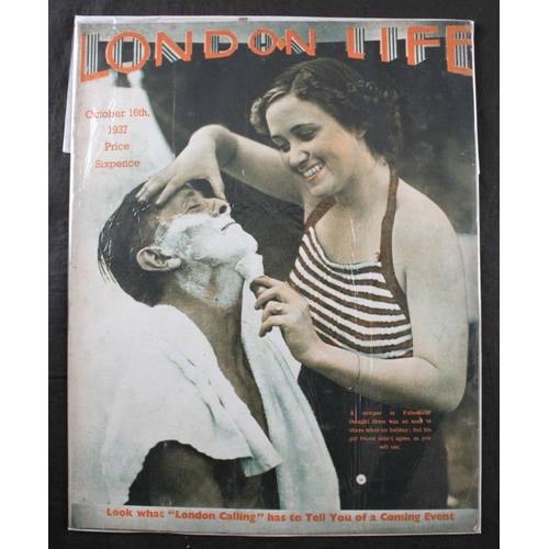 2 - LONDON LIFE: a collection of 46 issues, mostly 1936-38, a few duplicates noted, all in original prin... 