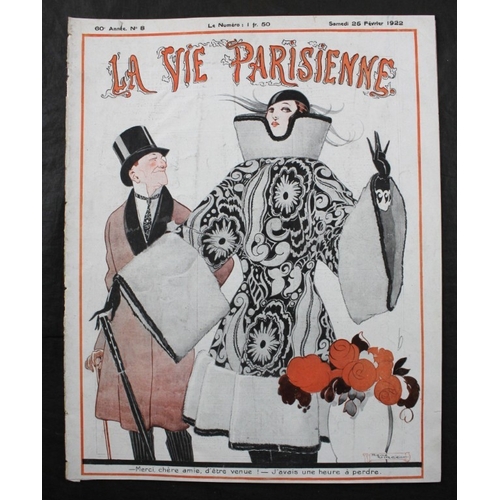 20 - LA VIE PARISIENNE: a group of 42 single issues, circa 1916-33, all g-vg in orig. printed wrappers. (... 