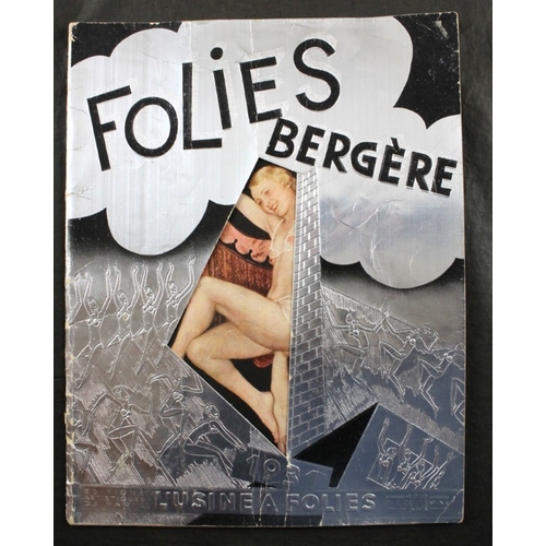 21 - FOLIES BERGERE: a group of 18 programmes, circa 1930s and later, various sizes and formats, g-vg. (1... 