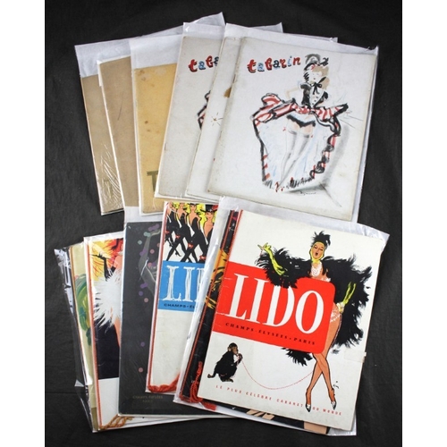 22 - REVUE PROGRAMMES: a collection of 47 Paris Revue Programmes, 1930s and later, to include Lido (6): T... 