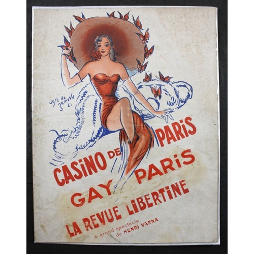 22 - REVUE PROGRAMMES: a collection of 47 Paris Revue Programmes, 1930s and later, to include Lido (6): T... 