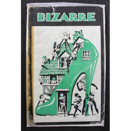 23 - BIZARRE: a collection of 16 issues, 1940s-50s, orig printed wrappers with some wear, old tape repair... 