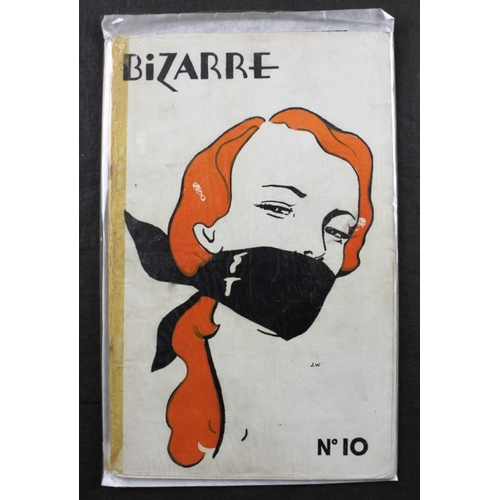 23 - BIZARRE: a collection of 16 issues, 1940s-50s, orig printed wrappers with some wear, old tape repair... 