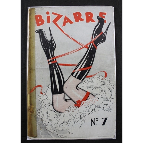 23 - BIZARRE: a collection of 16 issues, 1940s-50s, orig printed wrappers with some wear, old tape repair... 
