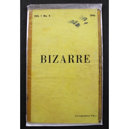 23 - BIZARRE: a collection of 16 issues, 1940s-50s, orig printed wrappers with some wear, old tape repair... 