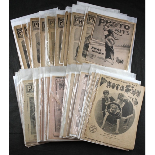 33 - FIN DE SIECLE: a large collection of approx. 173 issues of period magazines, to include Photo Bits (... 