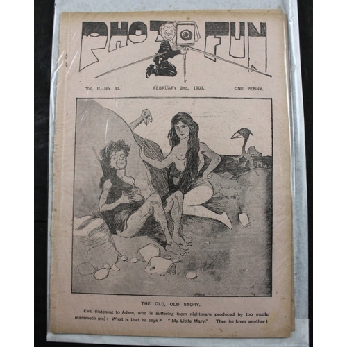 33 - FIN DE SIECLE: a large collection of approx. 173 issues of period magazines, to include Photo Bits (... 