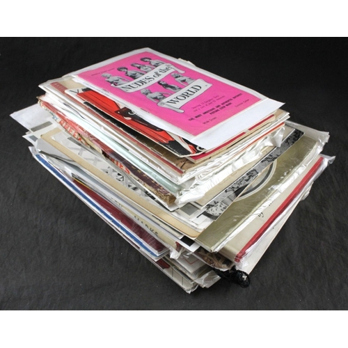 35 - MISCELLANY: a box of misc books, magazines, photographs and programmes, 1930s and later. (Box)... 