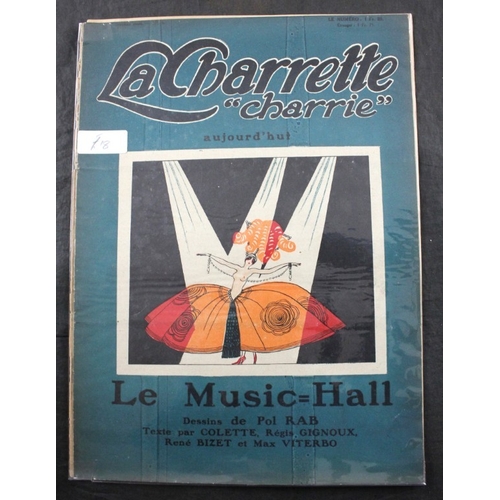 40 - FRENCH MAGAZINES: a mostly early to mid-century selection, approx 57 items, to include Tabarin: Rada... 