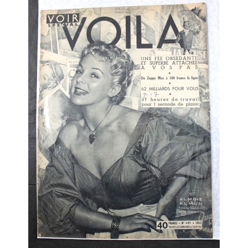 41 - VOILA: a collection of approx. 160 issues, 1930s period, large format magazines in orig. printed wra... 