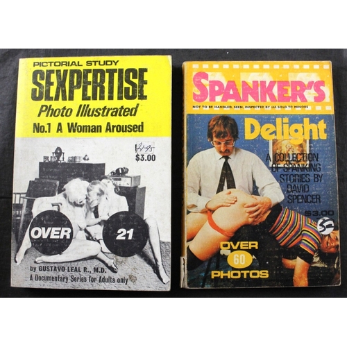 57 - EROTIC PAPERBACKS: a group of 22 examples, British and American publications mostly 1970s, generally... 