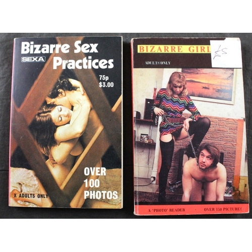 57 - EROTIC PAPERBACKS: a group of 22 examples, British and American publications mostly 1970s, generally... 