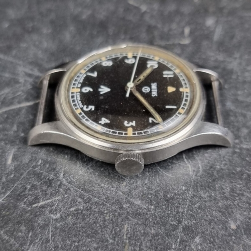 321 - A 1969 British Army issue Smiths 'W10' stainless steel manual wind wristwatch, 35mm, Cal. 66 60466E,... 