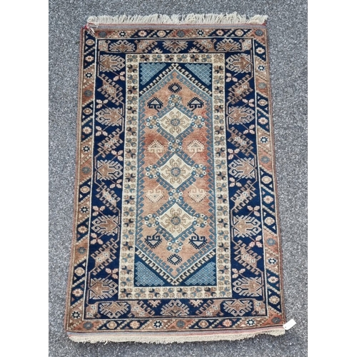 1190 - A Turkish Oushak rug, 208 x 126cm.