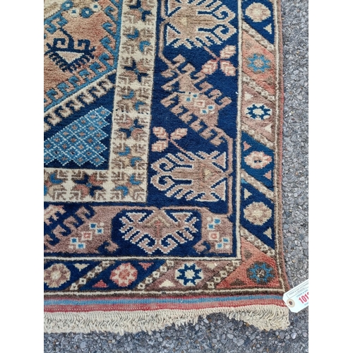 1190 - A Turkish Oushak rug, 208 x 126cm.