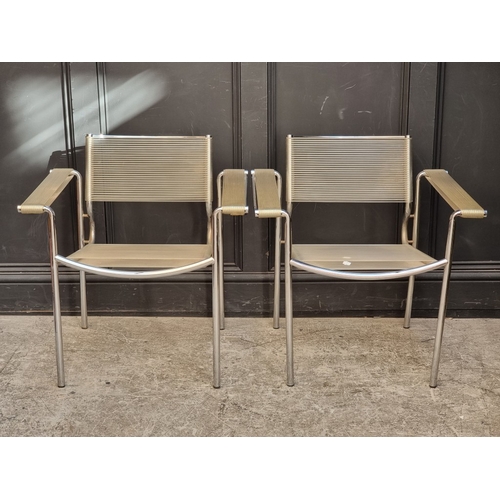 1066 - A pair of ‘Spaghetti’ chairs, by Giandomenico Belotti for 'Alias', each labelled.