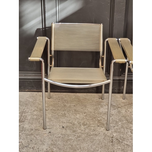 1066 - A pair of ‘Spaghetti’ chairs, by Giandomenico Belotti for 'Alias', each labelled.