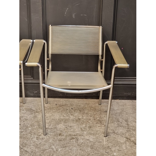 1066 - A pair of ‘Spaghetti’ chairs, by Giandomenico Belotti for 'Alias', each labelled.