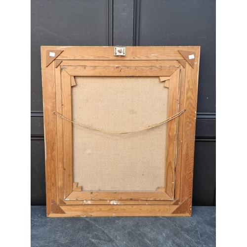 1191 - French School, a Parisian bridge, indistinctly signed, oil on canvas, 65 x 55cm.