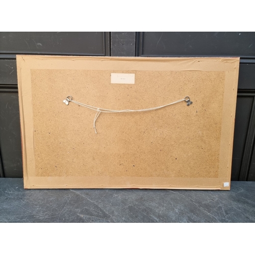 1193 - Richard Thorn, 'Marooned', signed, titled on label verso, watercolour, 30 x 61cm.