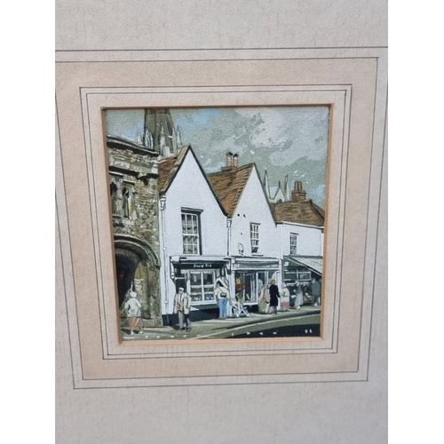 1208 - Peter Iden, ’South Street, Chichester’, signed and dated ’88, titled on label verso, watercolour, 9.... 