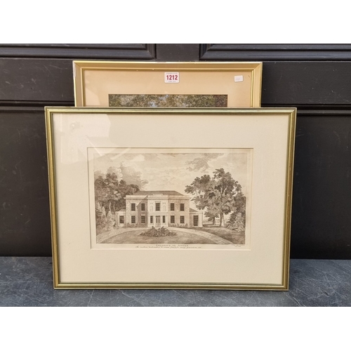 1212 - English School, late 19th Century, 'Tower Street, Chichester', watercolour, 36 x 26cm; together with... 