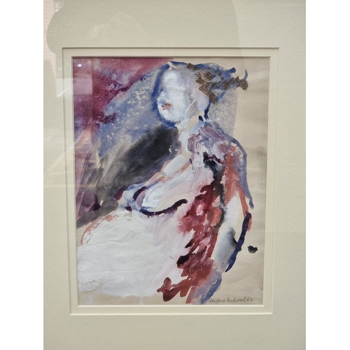 1219 - Clifford Fishwick, study of a seated female, signed and dated '62, watercolour, 30 x 23cm.... 