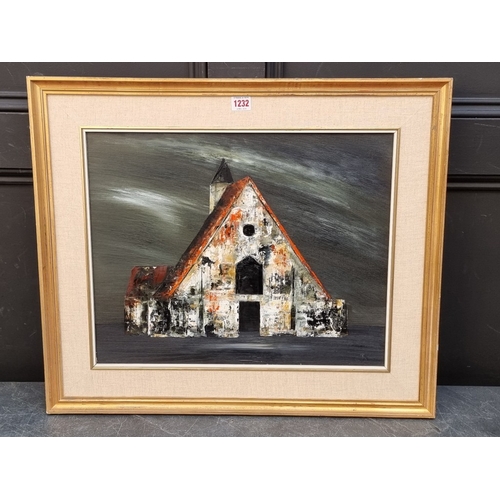 1232 - Margaret Norton, &lsquo;Warblington Church&rsquo;, monogrammed, further inscribed and dated 1963 ver... 