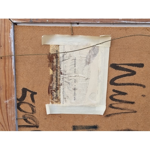 1233 - Will Roberts, &lsquo;Man Digging&rsquo;, initialled and dated 1971, further inscribed and labelled v... 