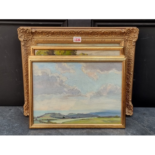 1236 - Philip W Cole, 'Hastings from Fairlight Down'; Waiting for the Tide, Hastings Harbour'; 'Sussex Down... 