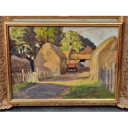 1236 - Philip W Cole, 'Hastings from Fairlight Down'; Waiting for the Tide, Hastings Harbour'; 'Sussex Down... 