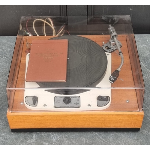 1321 - Hi-Fi: a Garrard 'Model 301' transcription turntable, with SME pick-up arm, boxed, and Shure 'Supert... 