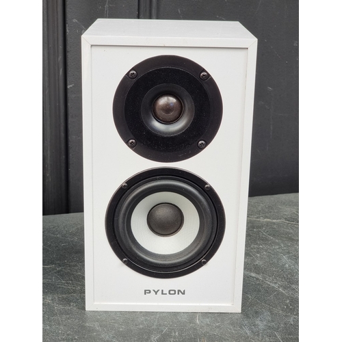 1324 - Hi-Fi: a pair of Pylon Audio 'Pearl Sat' passive bookshelf speakers.