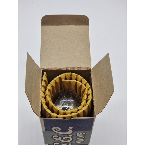 1393 - A vintage G.E.C. 'KT66' vacuum tube valve, having brown base, boxed.